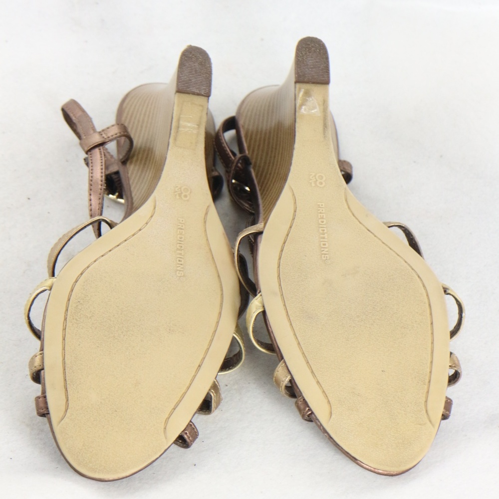 PREDICTIONS Open Strappy Wedge Sandals - Picture 8 of 8